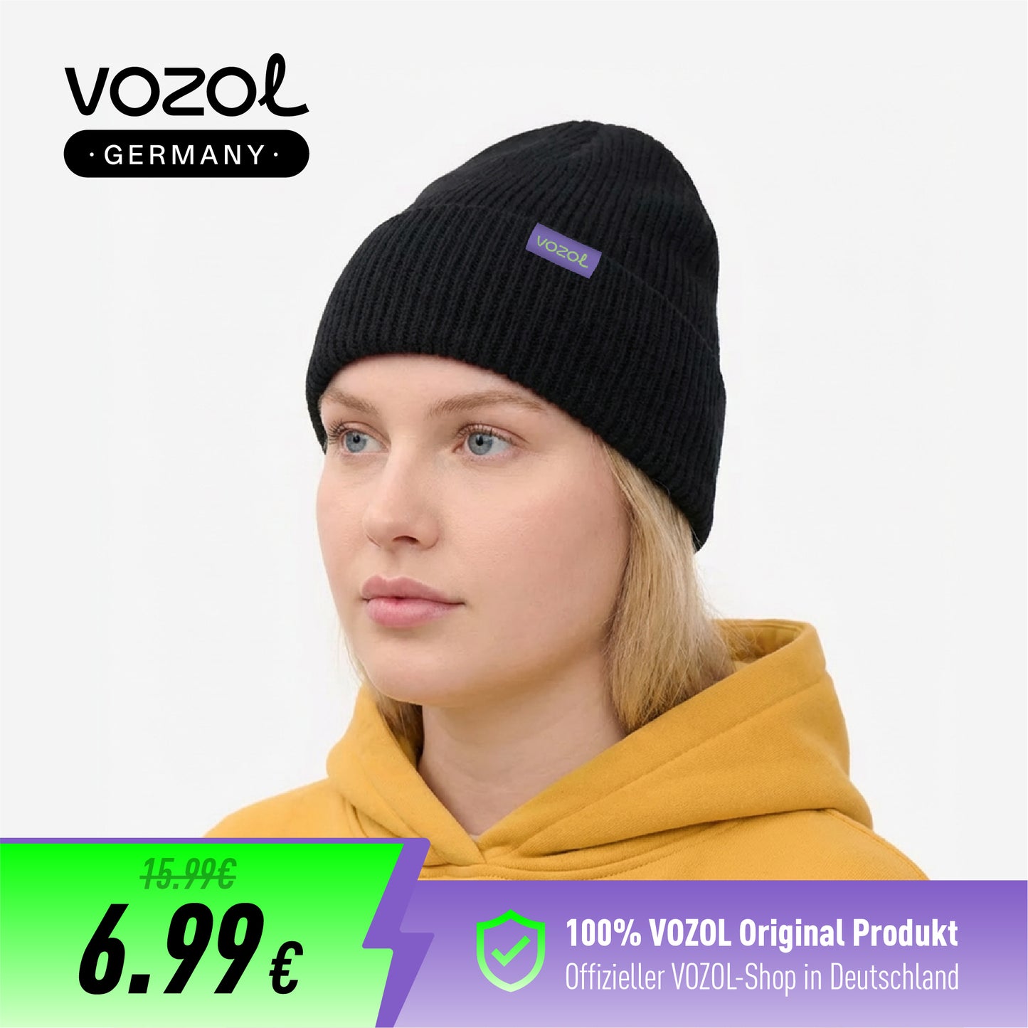 Vozol Kint Hat-Black