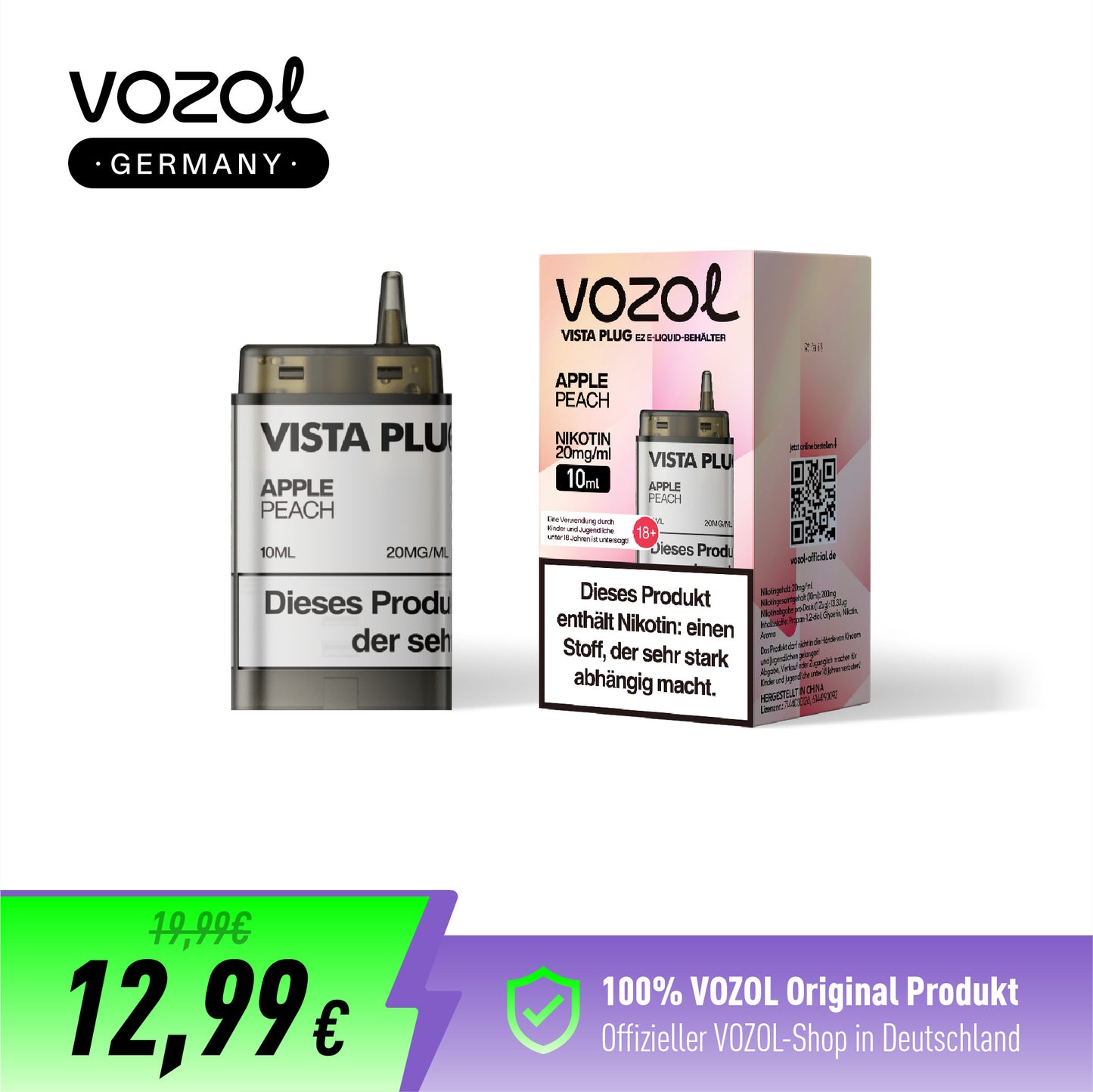 vozol vista plug ez Vozol Vista Plug Ez Pod Set main image 0