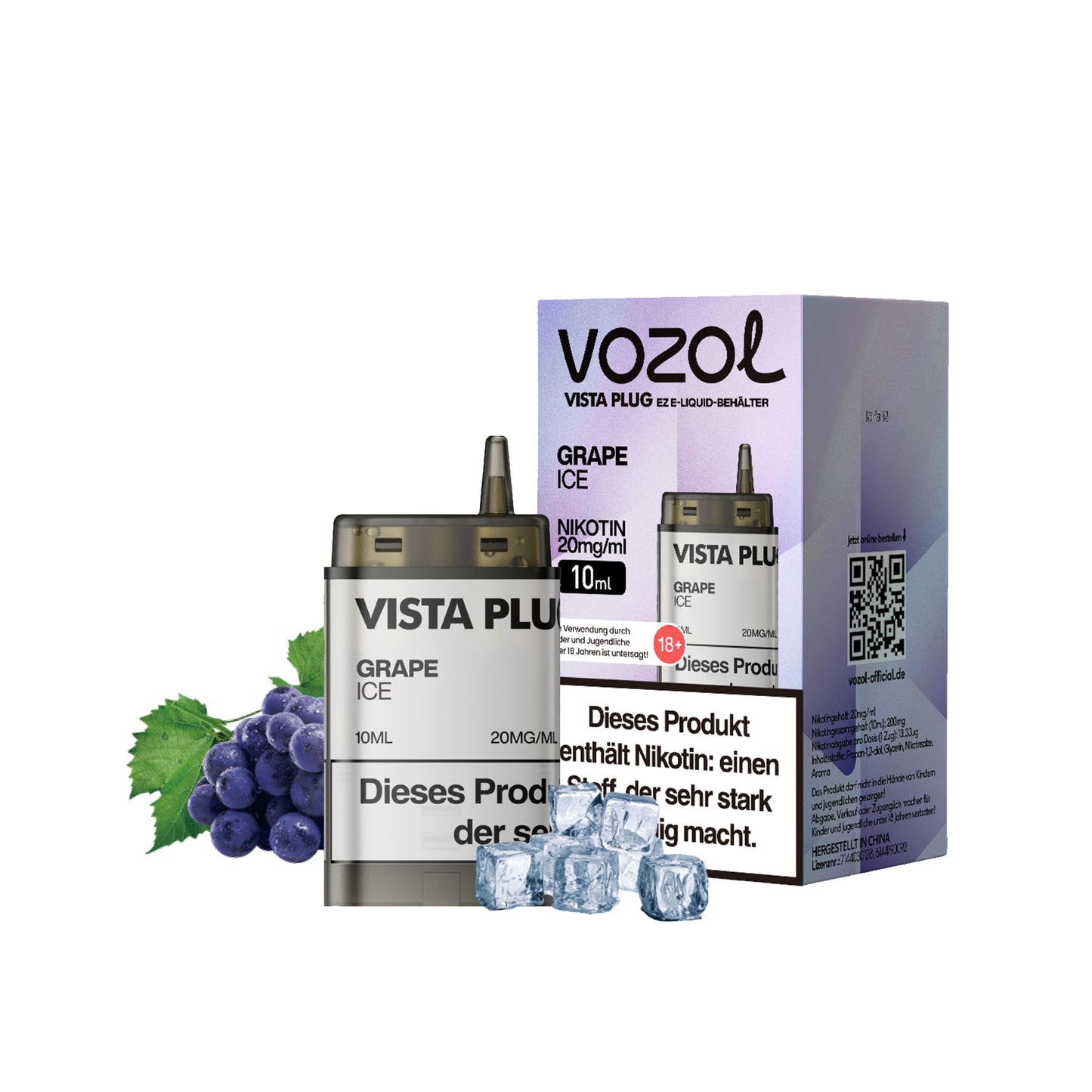 vozol vista plug pods nachfüllen VOZOL Vista Plug Pod Refill 12ml – kaufen main image 1